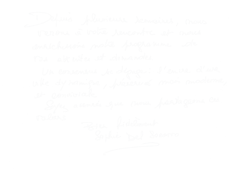 Santeny avec et pour vous - Phrase social - Elections Municipales 2026 SANTENY 94